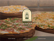 Tablet Screenshot of pizzerialalinterna.com